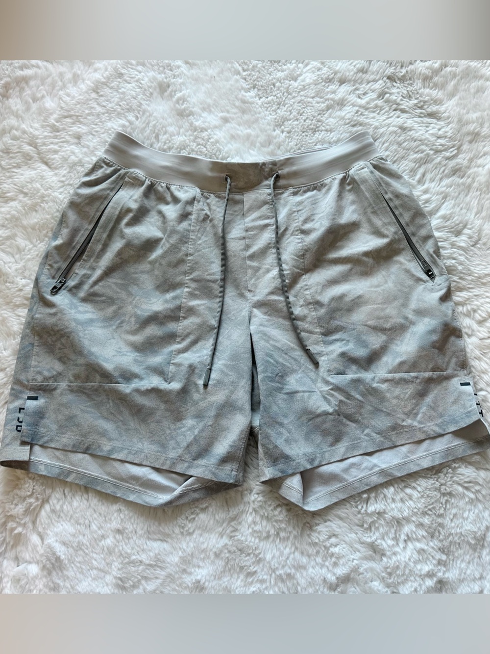 lululemon athletica Men's Heather Gray Athletic Shorts